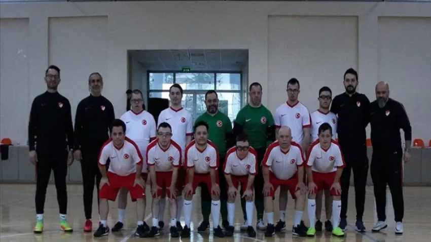 Down Sendromlu Özel Futsal Milli Takımı'ndan Avrupa şampiyonluğu haberinin görseli