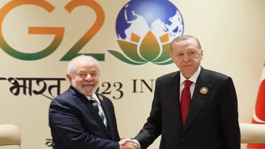 Cumhurbaşkanı Erdoğan, Brezilya Devlet Başkanı ile görüştü haberinin görseli