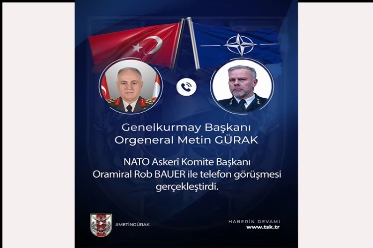 Genelkurmay Başkanı Gürak, NATO Askeri Komite Bakşanı ile görüştü haberinin görseli