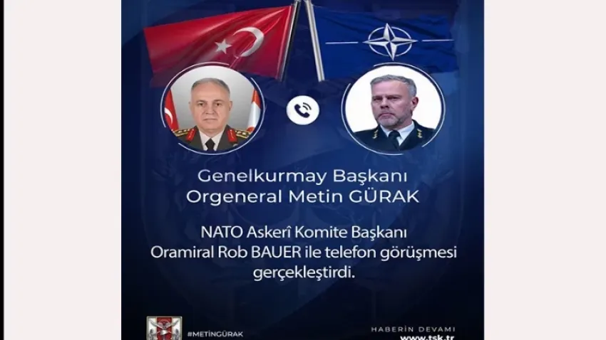 Genelkurmay Başkanı Gürak, NATO Askeri Komite Bakşanı ile görüştü haberinin görseli