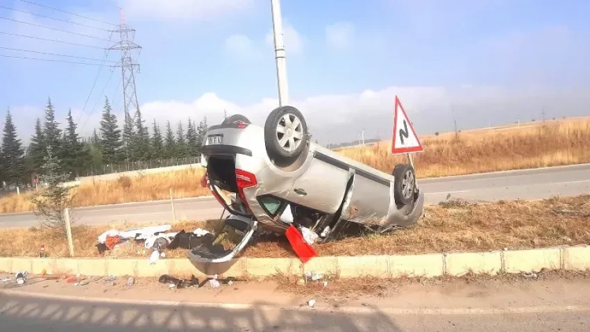 Kütahya'da trafik kazası: Yaralılar var haberinin görseli