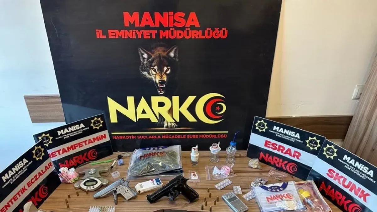 Manisa’da uyuşturucu tacirlerine darbe haberinin görseli