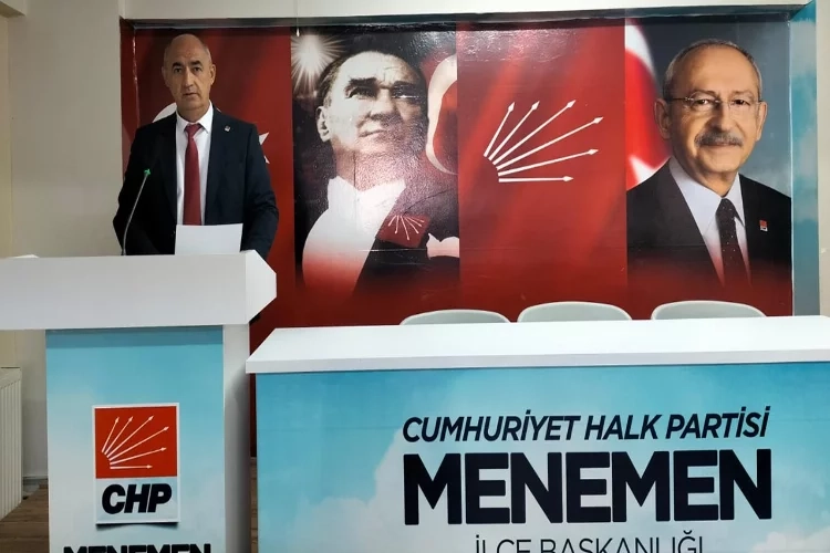 Menemen CHP'de kutlama haberinin görseli