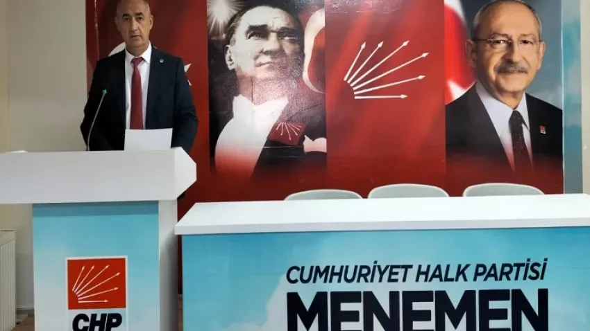Menemen CHP'de kutlama