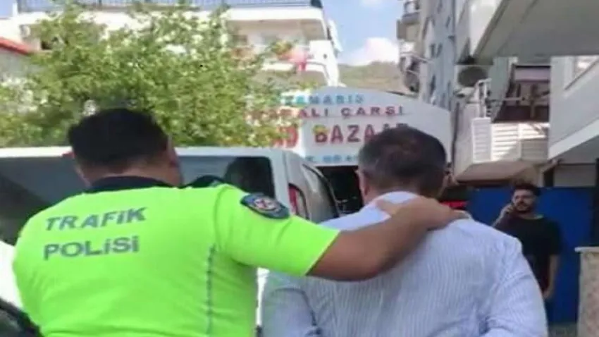 Muğla'da bir şüpheli polisin üzerine araç sürdü