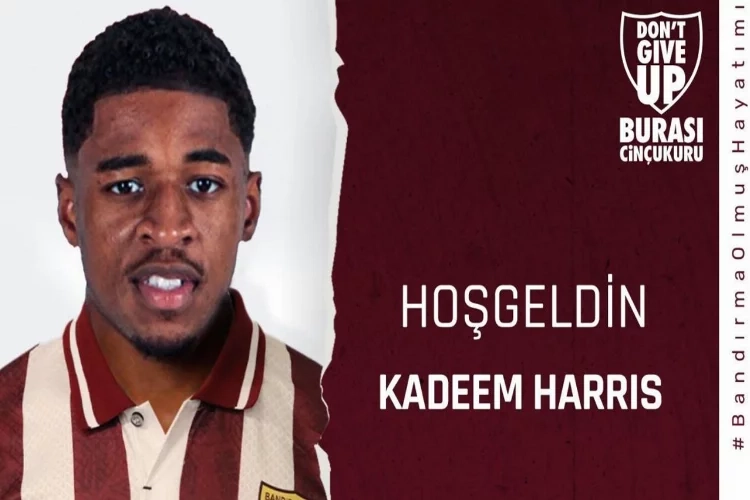 Bandırmaspor, Kadeem Harris'i renklerine bağladı haberinin görseli