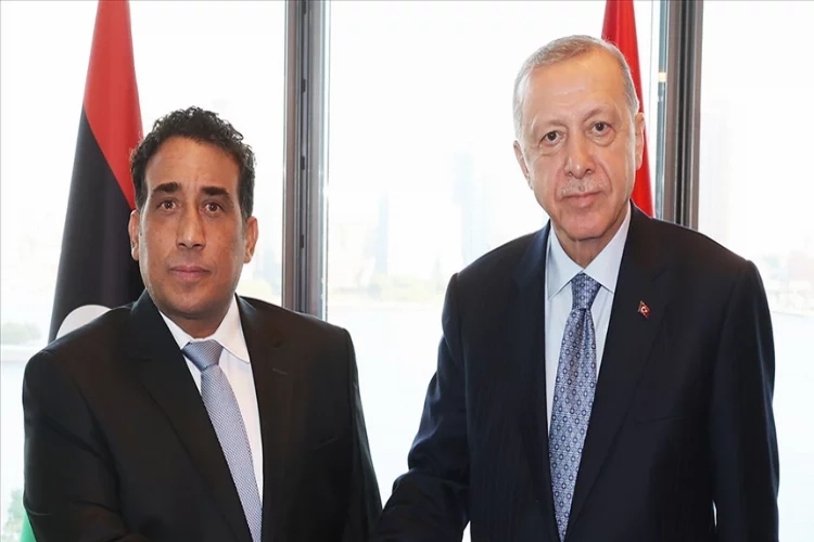 Cumhurbaşkanı Erdoğan Libya Başkanlık Konseyi Başkanı ile görüştü haberinin görseli