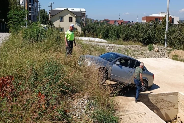 Düzce’de geri manevra inşaat temelinde bitti