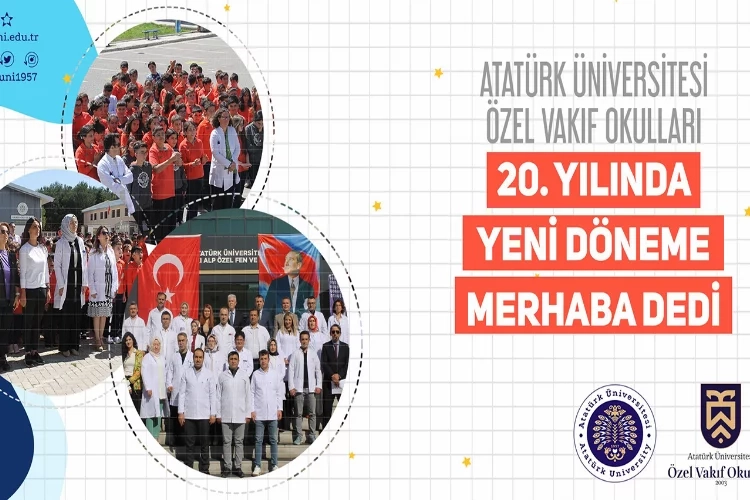 Atatürk Üniversitesi Vakıf Okulları yeni döneme başladı