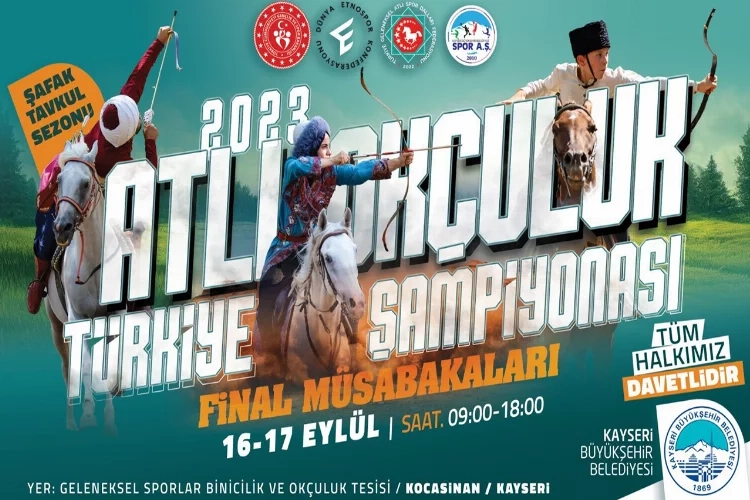 Büyükkılıç'tan Atlı Okçuluk Türkiye Şampiyonası final müsabakalarına davet haberinin görseli