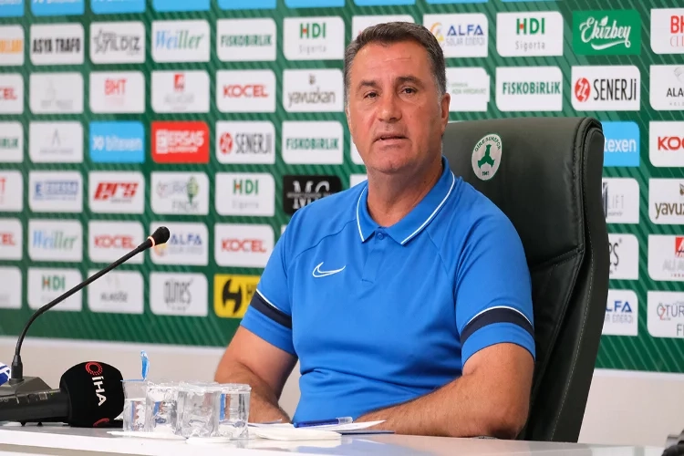 Giresunspor Teknik Direktörü Kaplan’dan takım değerlendirmesi haberinin görseli