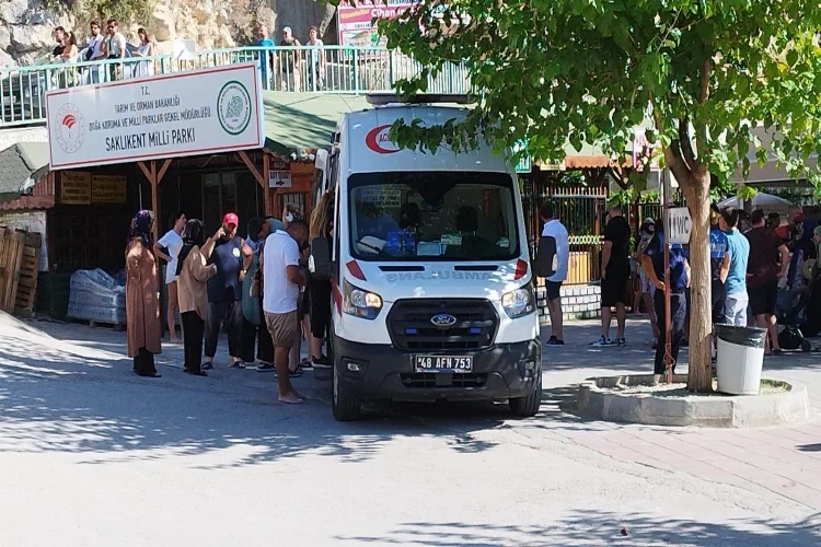 Fethiye Saklıkent Milli Parkı'nda korku dolu anlar haberinin görseli