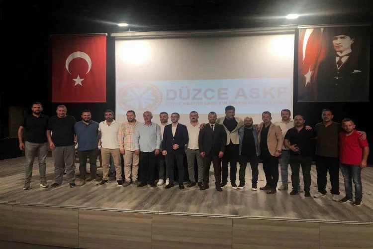 Düzce ASKF Başkanı Murat Postoğlu seçildi haberinin görseli