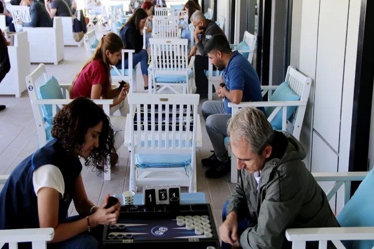 Kütahya OSB'de tavla turnuvası heyecanı yaşandı haberinin görseli