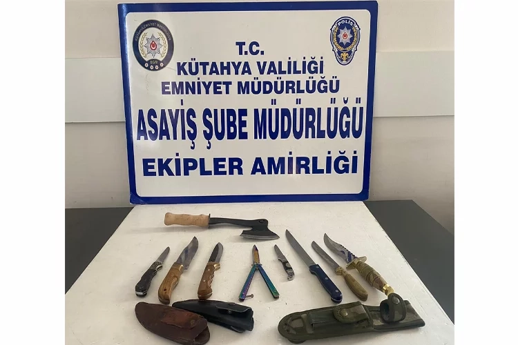 Kütahya’da polisten şok uygulaması haberinin görseli