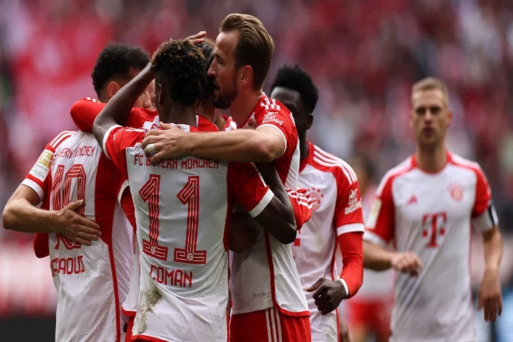 Bayern-Bochum karşılaşmasında 7-0'lık skor haberinin görseli