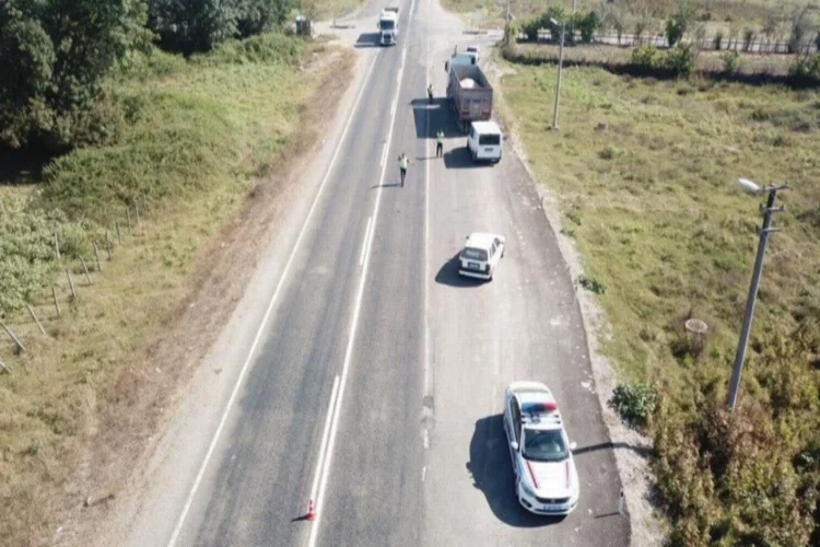 Zonguldak’ta jandarmadan dron destekli denetim