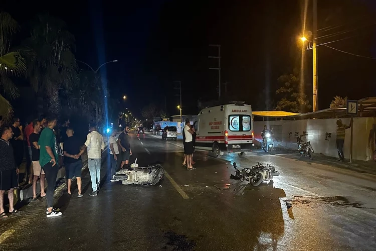 Milas’ta 2 motosiklet çarpıştı: 1 ağır yaralı haberinin görseli