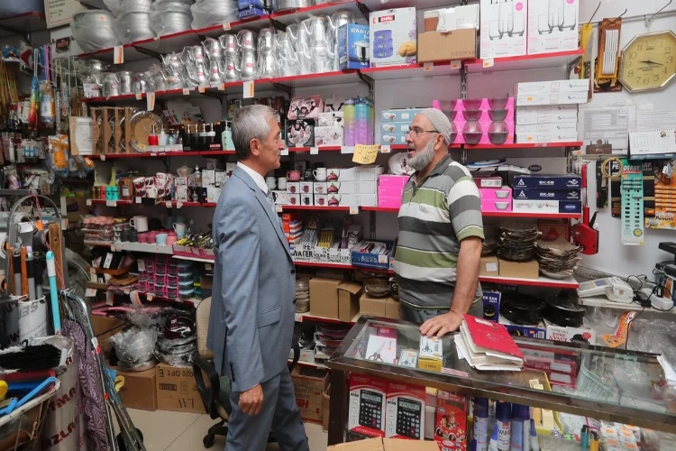 Gaziantep Şahinbey Belediyesi esnafı ziyaret ediyor