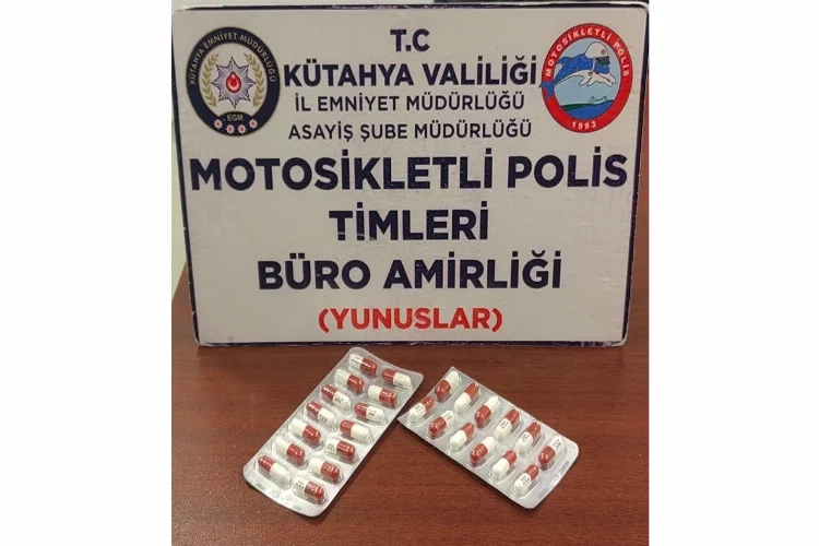 Kütahya’da uyuşturucu hap ele geçirildi haberinin görseli