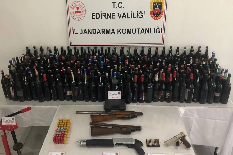 Edirne'de kaçak içki operasyonu haberinin görseli
