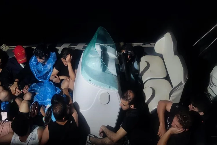 Bodrum açıklarında düzensiz göçmenler yakalandı haberinin görseli