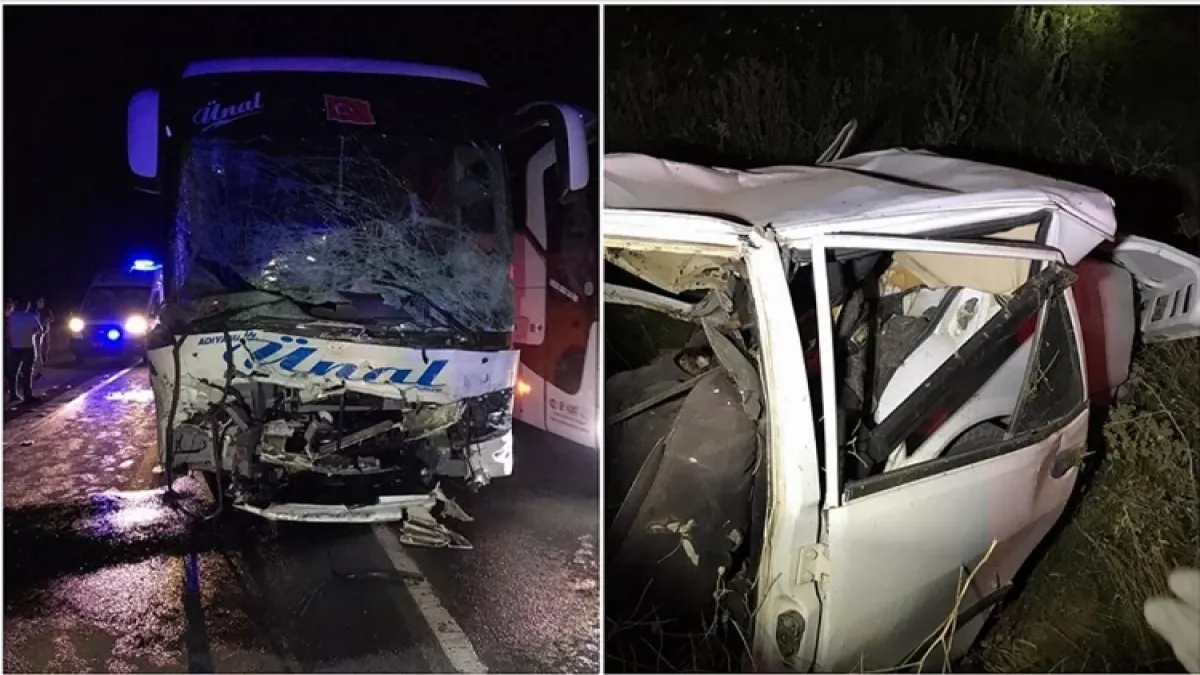 Kayseri'de otobüs kazası: Ölü ve yaralılar var haberinin görseli