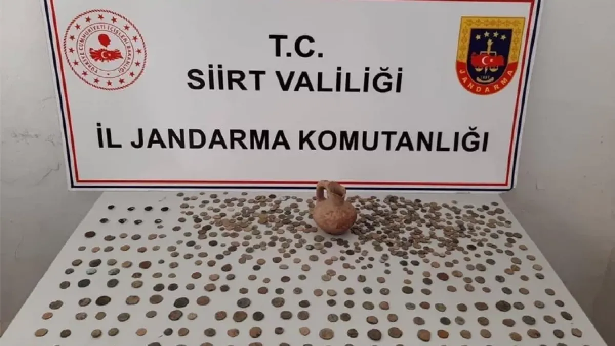 Siirt'te tarihi eser ele geçirildi haberinin görseli