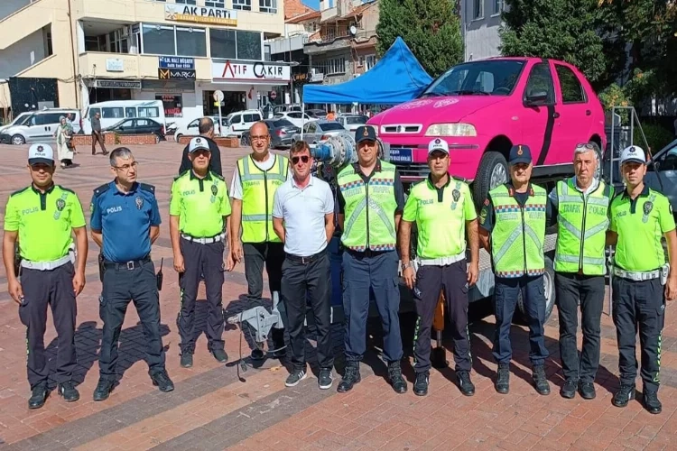 Kütahya’da emniyet kemeri similasyon eğitimi haberinin görseli