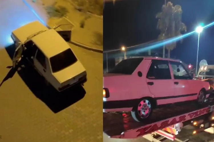 Alkollü sürücünün aracı bağlandı, trafikten men edildi haberinin görseli