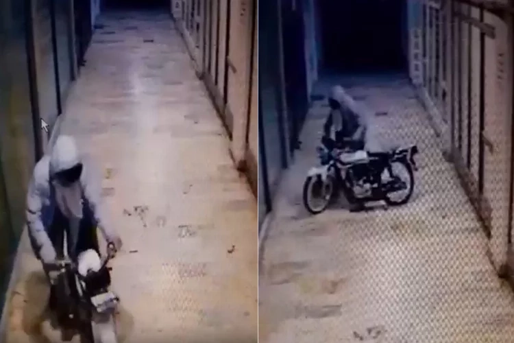 Afyonkarahisar'da motosiklet hırsızlığı haberinin görseli