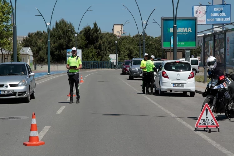 Ordu’da bir haftada 14 binden fazla araç denetlendi