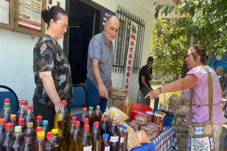 Aydın'ın yöresel ürünleri turistlerin ilgi odağı oldu