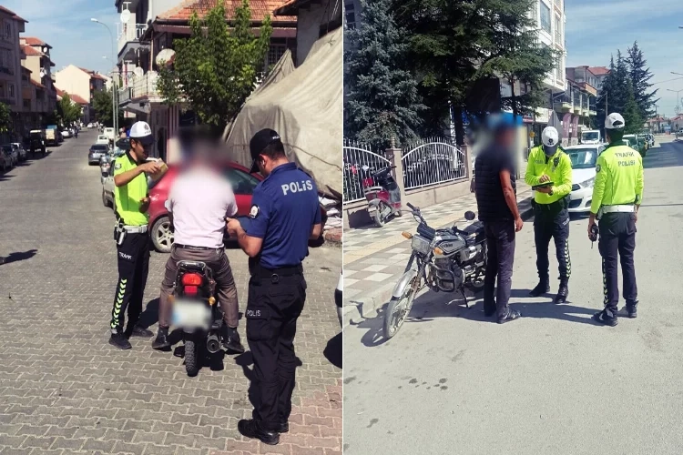 Afyonkarahisar’da 17 motosiklet trafikten men edildi