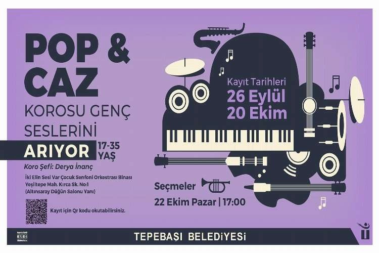 Pop ve Caz Korosu yeni Eskişehir’de seslerini arıyor haberinin görseli