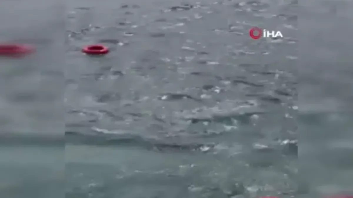 İstanbul'da bir yolcu vapurdan düştü haberinin görseli