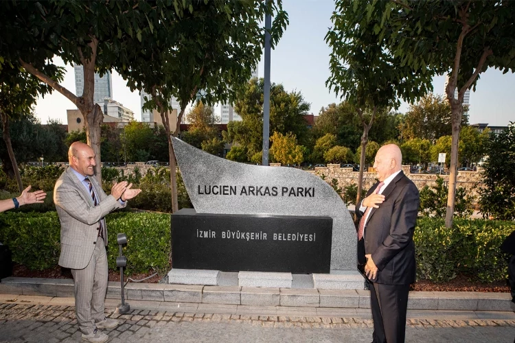 İzmir’de Lucien Arkas Parkı açıldı