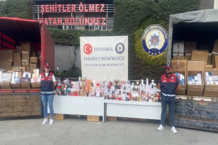 İstanbul'da sahte parfüm operasyonu