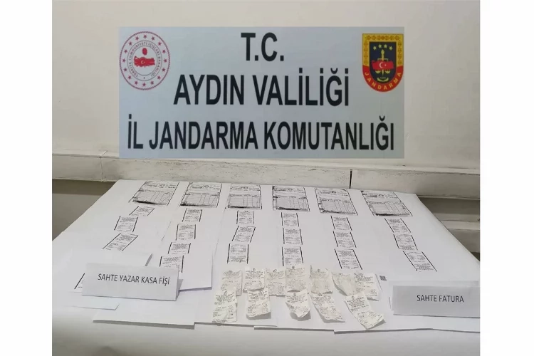 Aydın’da sahte yazar kasa fişi ele geçirildi