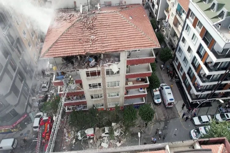 İstanbul'da doğalgaz patlaması haberinin görseli