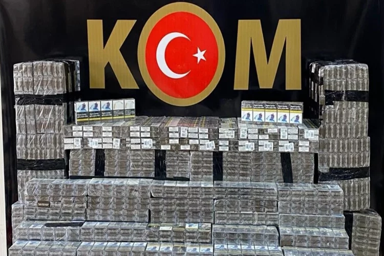 Gaziantep'te kaçak sigara operasyonu yapıldı haberinin görseli