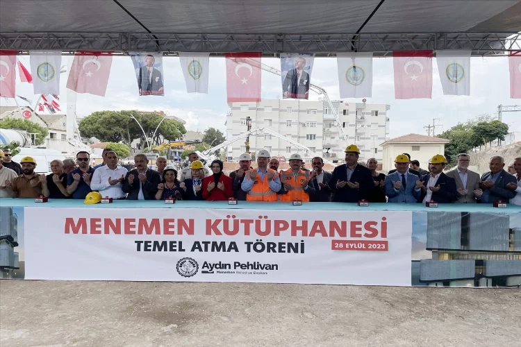 AK Partili Dağ Menemen'de temel atma törenine katıldı