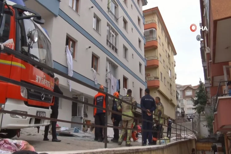 Ankara’da doğal gaz patlaması