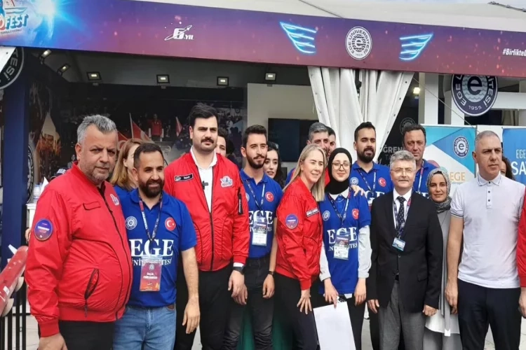 TEKNOFEST İzmir’de Ege Üniversitesi'ne yoğun ilgi haberinin görseli