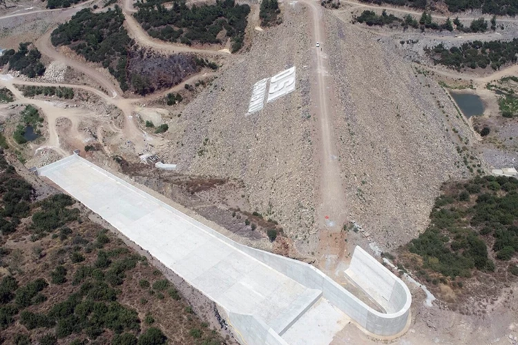 Manisa Çamönü Barajı’nda su tutulmaya başladı haberinin görseli