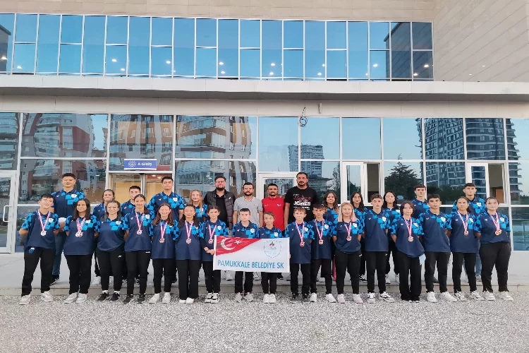 Pamukkaleli sporcuların büyük başarısı haberinin görseli