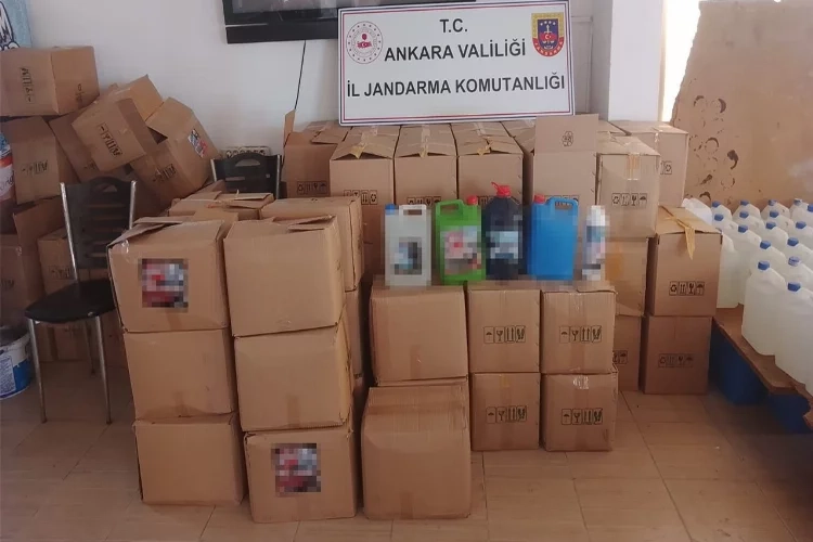 Ankara’da 38 ton sahte deterjan ele geçirildi haberinin görseli
