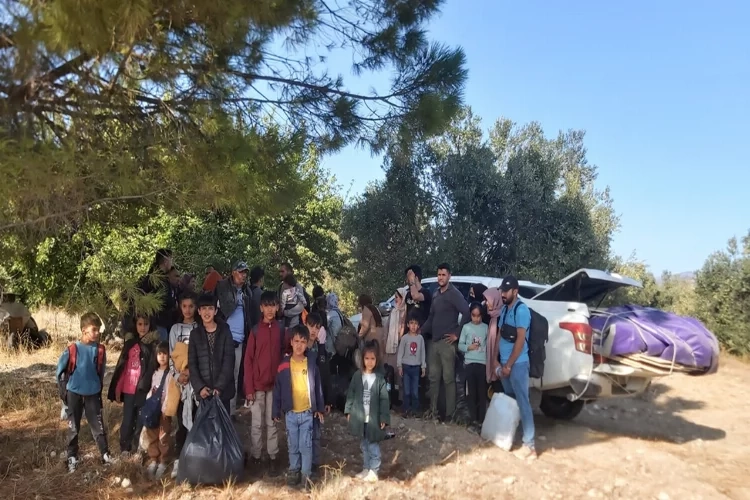 İzmir'de düzensiz göçmenler yakalandı