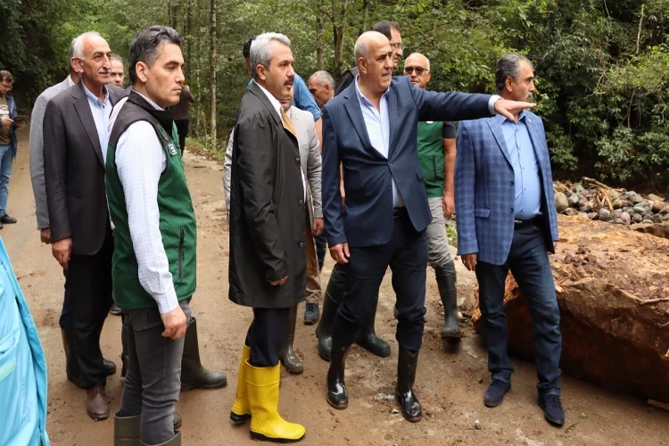 Rize Valisi Baydaş Ardeşen’de incelemelerde bulundu