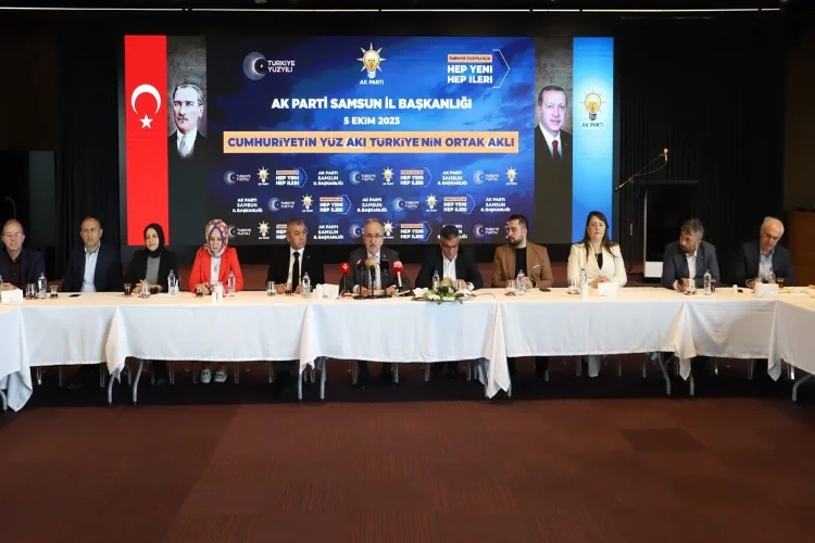 AK Parti Samsun İl Başkanı Köse basına konuştu